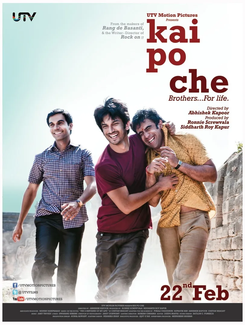  فیلم هندی Kai Po Che 2013