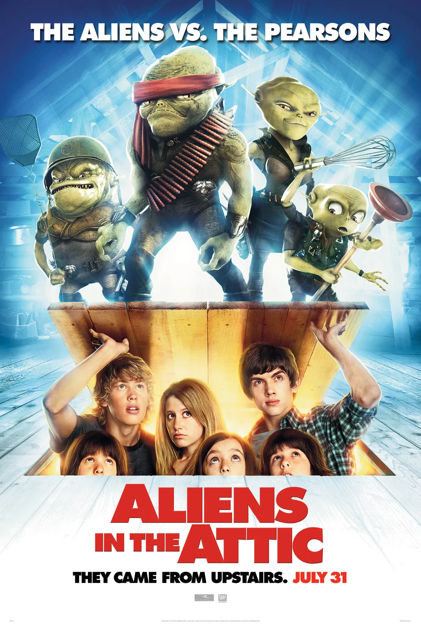  فیلم Aliens in the Attic 2009
